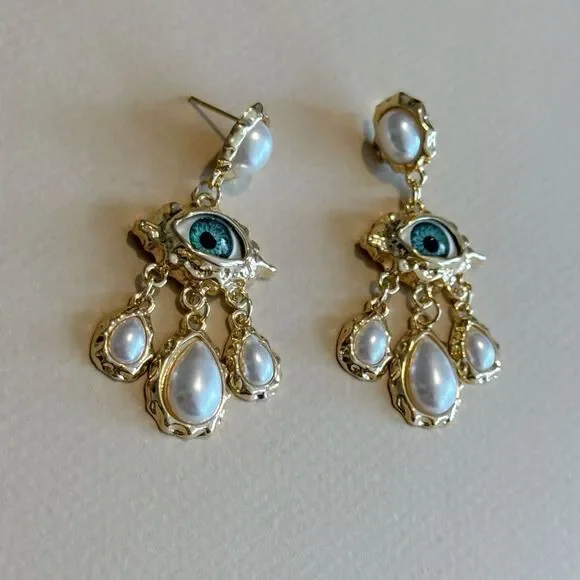 Eye earrings #1553 - Picture 3 of 4